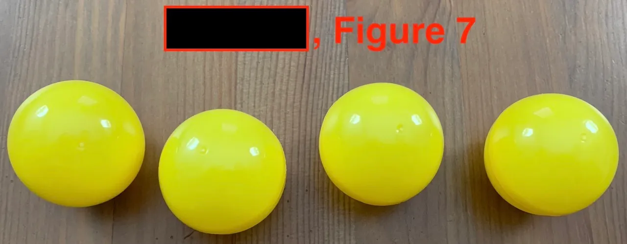 Figure 7 - Drawing balls ready for urn